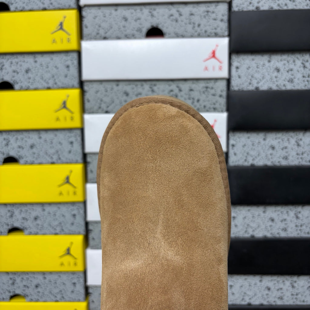 UGG Brown Pull-On Platform Ankle Boots
