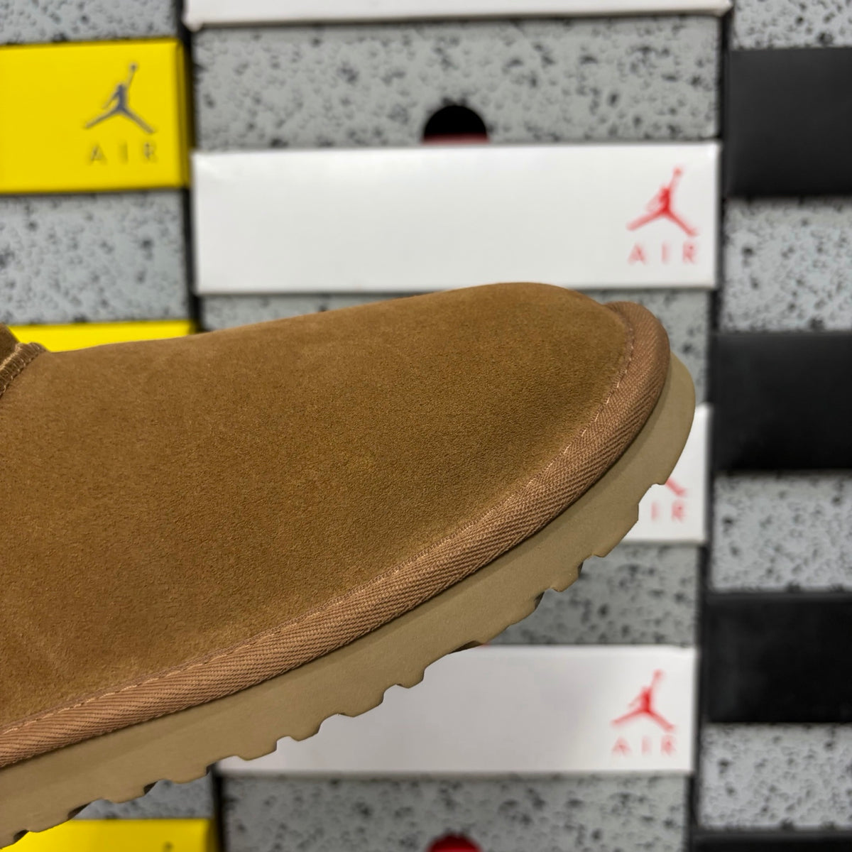 UGG Low-Cut Slip-On Shoes in Chestnut with Plush Lining