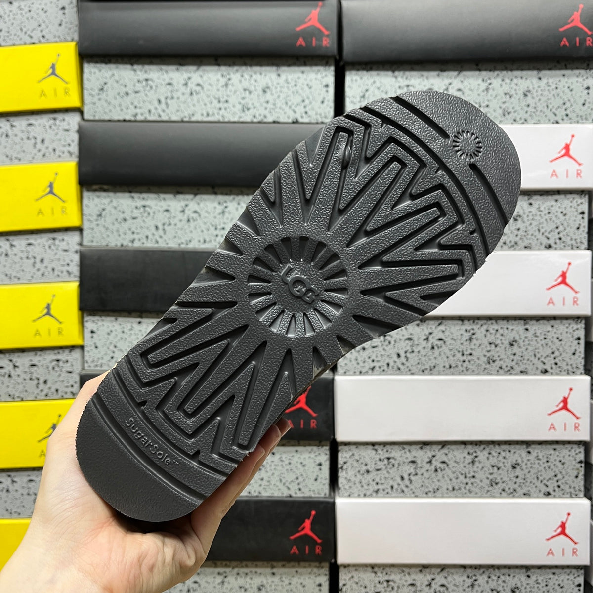 UGG Ultra Mini Platform Boots in Gray with 5 cm Sole