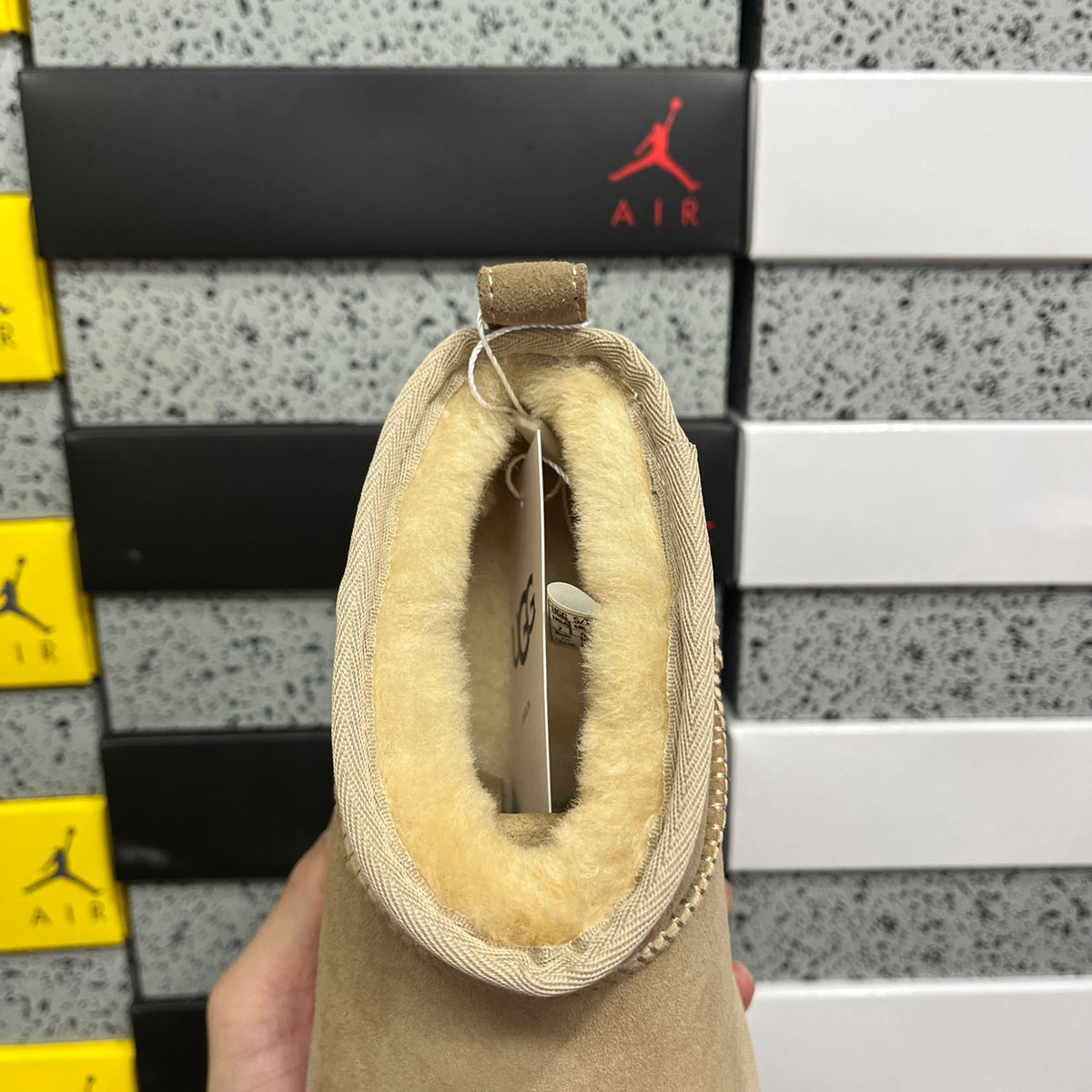 UGG Sand Ultra Mini Pull-On Ankle Boots