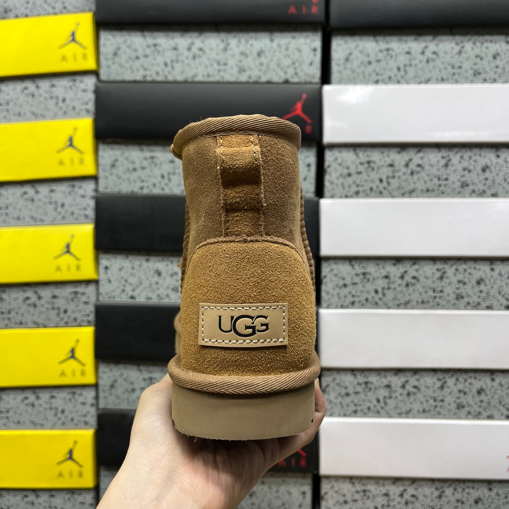 UGG Classic Mini Boots in Chestnut with Plush Lining