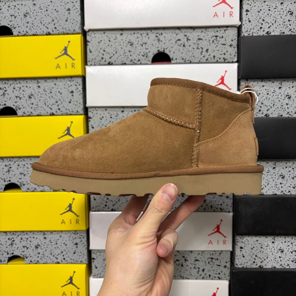 UGG Chestnut Ultra Mini Pull-On Ankle Boots