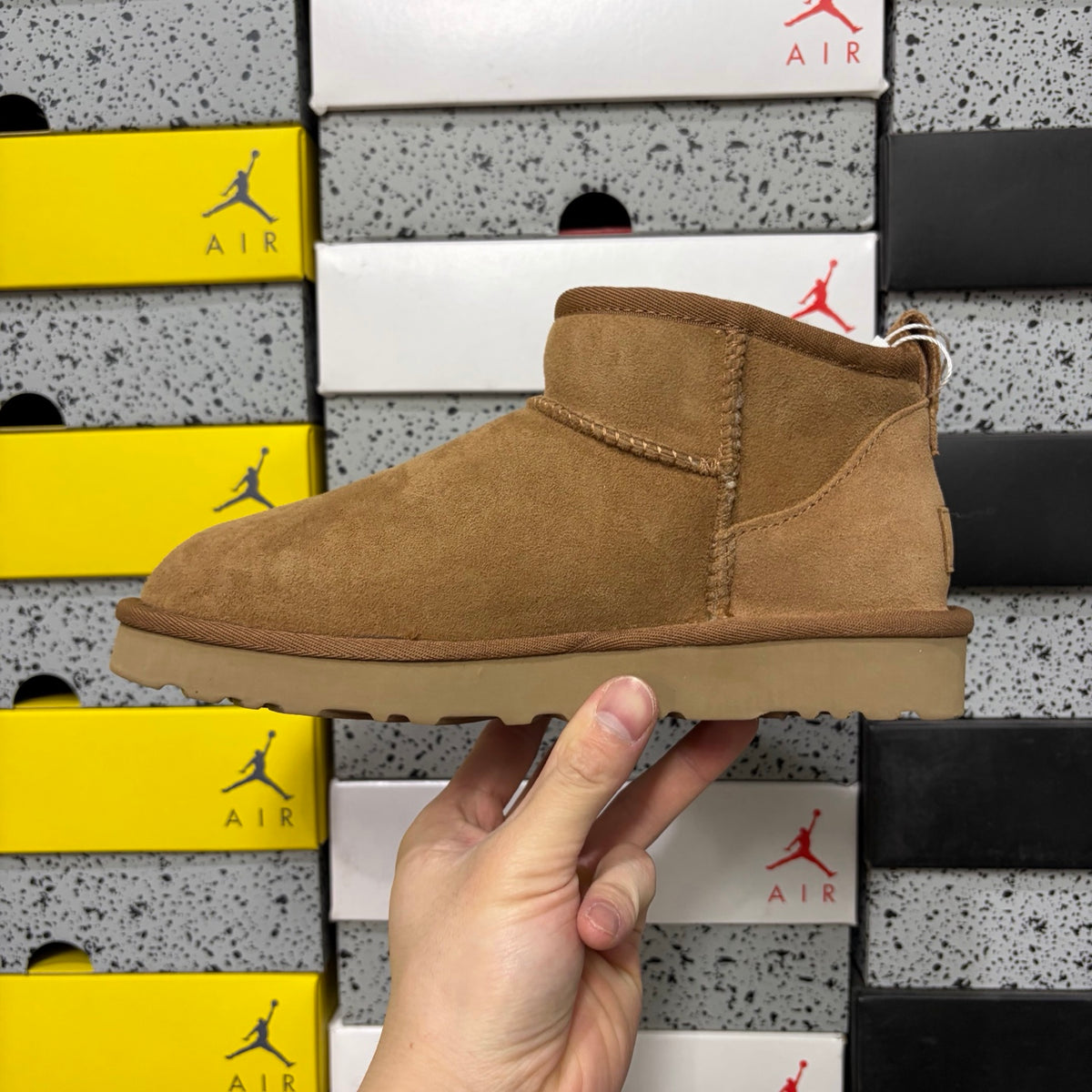 UGG Chestnut Ultra Mini Pull-On Ankle Boots