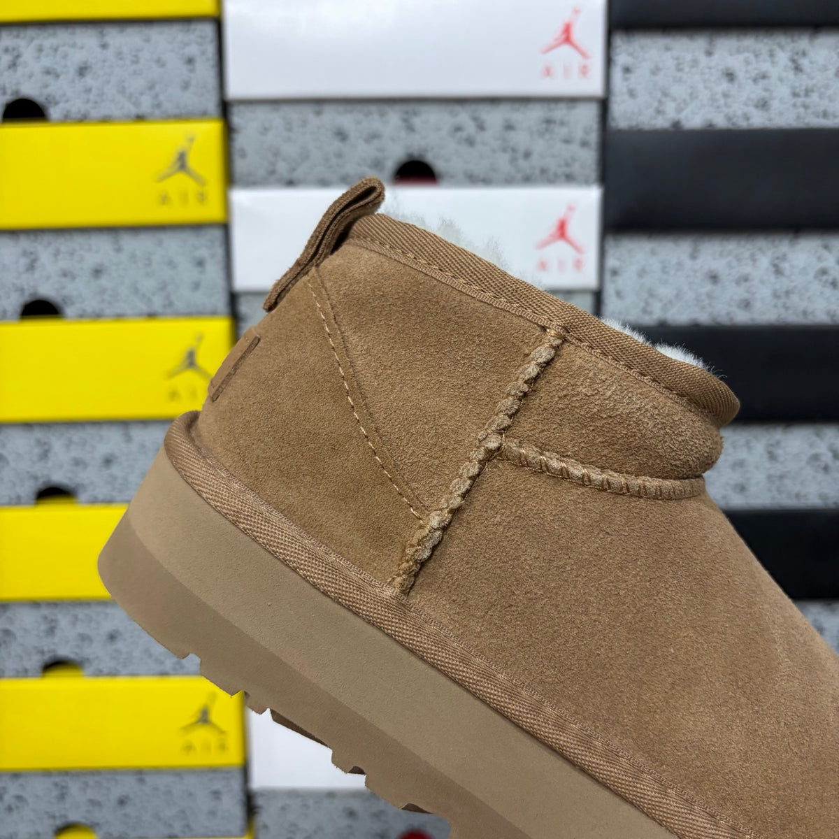 UGG Ultra Mini Platform Boots in Chestnut