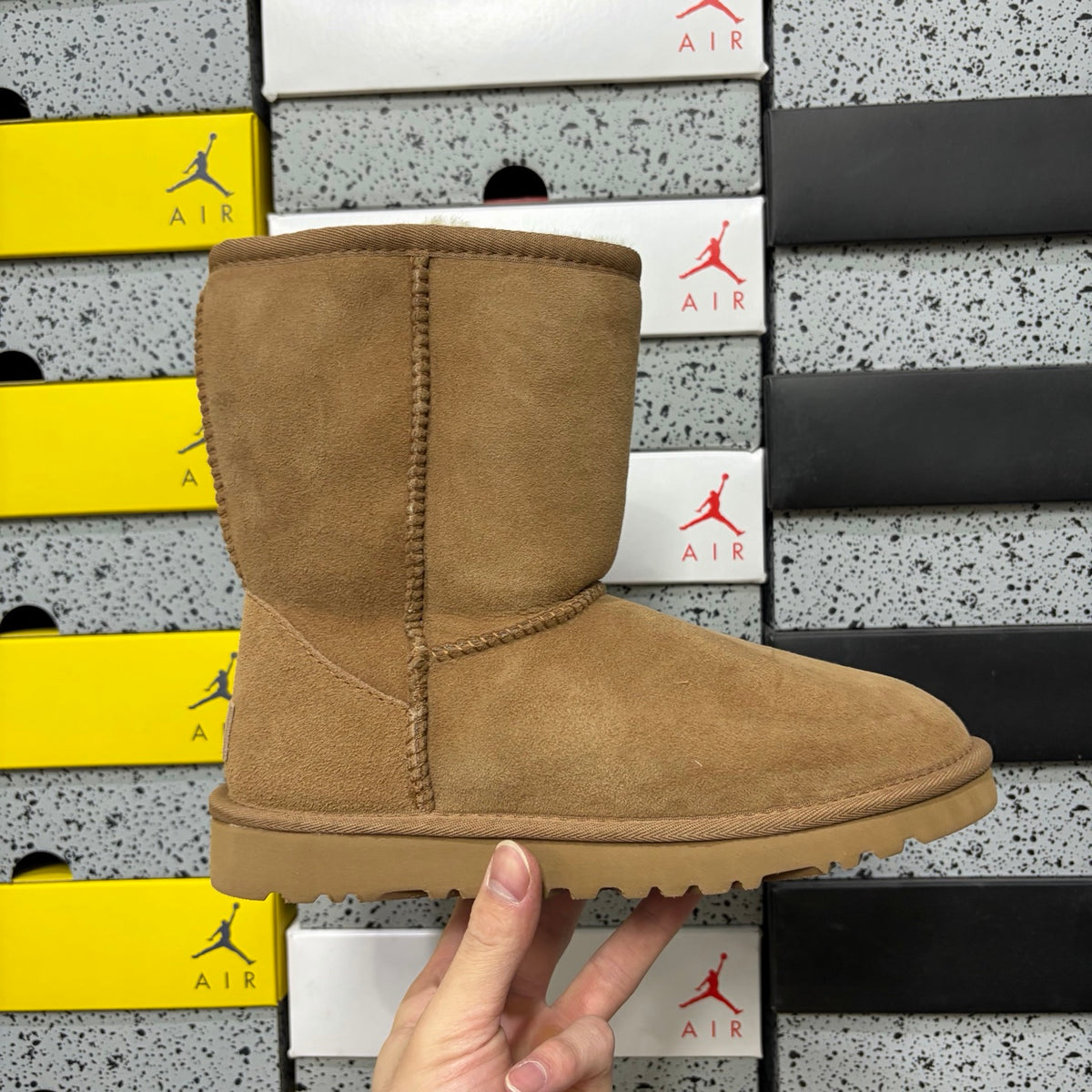 UGG Classic Mid-Calf Pull-On Boots in Chestnut