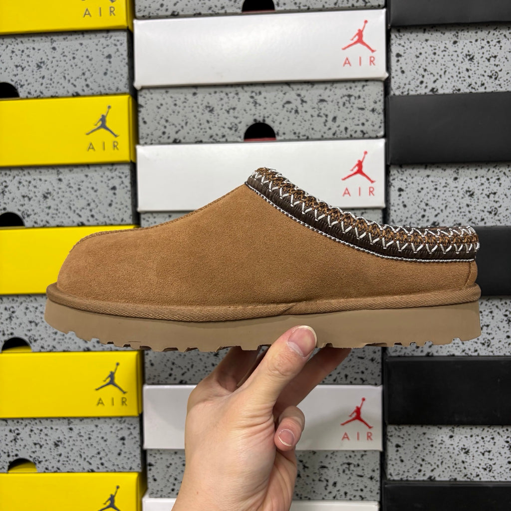 UGG Chestnut Slip-On Shoes with Contrast Stitched Trim