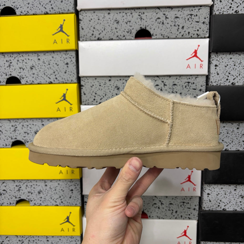 UGG Low-Cut Slip-On Shoes in Sand with Plush Lining