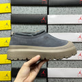 UGG Slip-On Shoes in Asphalt Gray with Taupe Chunky Sole