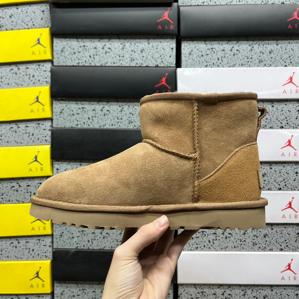 UGG Classic Mini Boots in Chestnut with Plush Lining