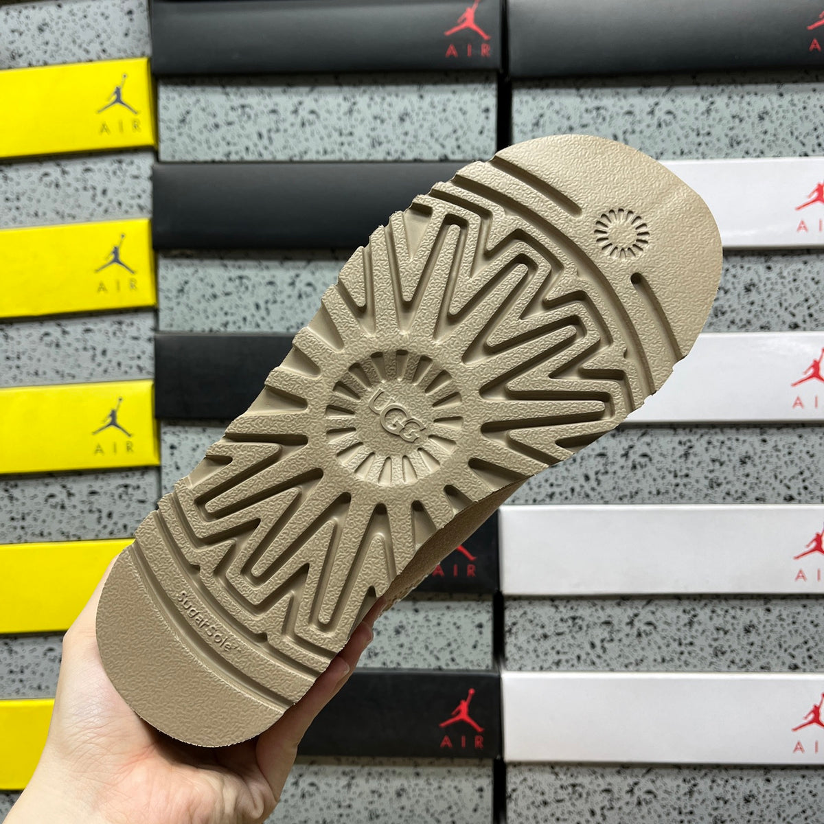 UGG Platform Slip-On Shoes in Sand | 1122553