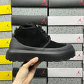 UGG Black Lace-Up Ankle Boots with Chunky Lug Sole