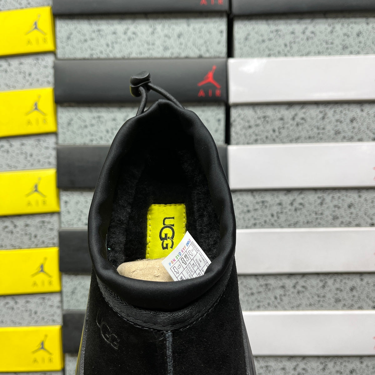 UGG Slip-On Shoes in Black with Chunky Sole