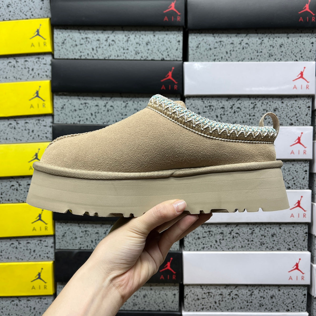 UGG Platform Slip-On Shoes in Sand | 1122553