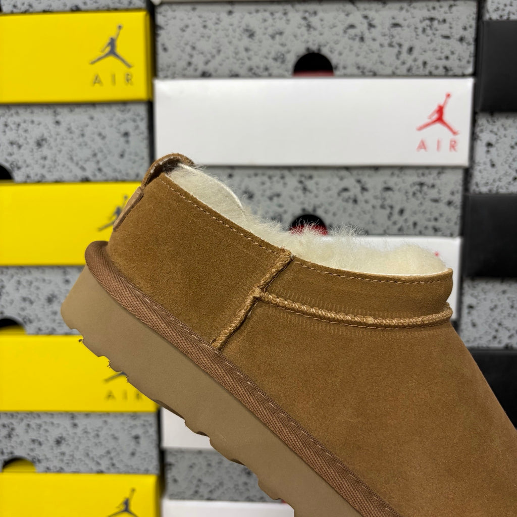 UGG Low-Cut Slip-On Shoes in Chestnut with Plush Lining