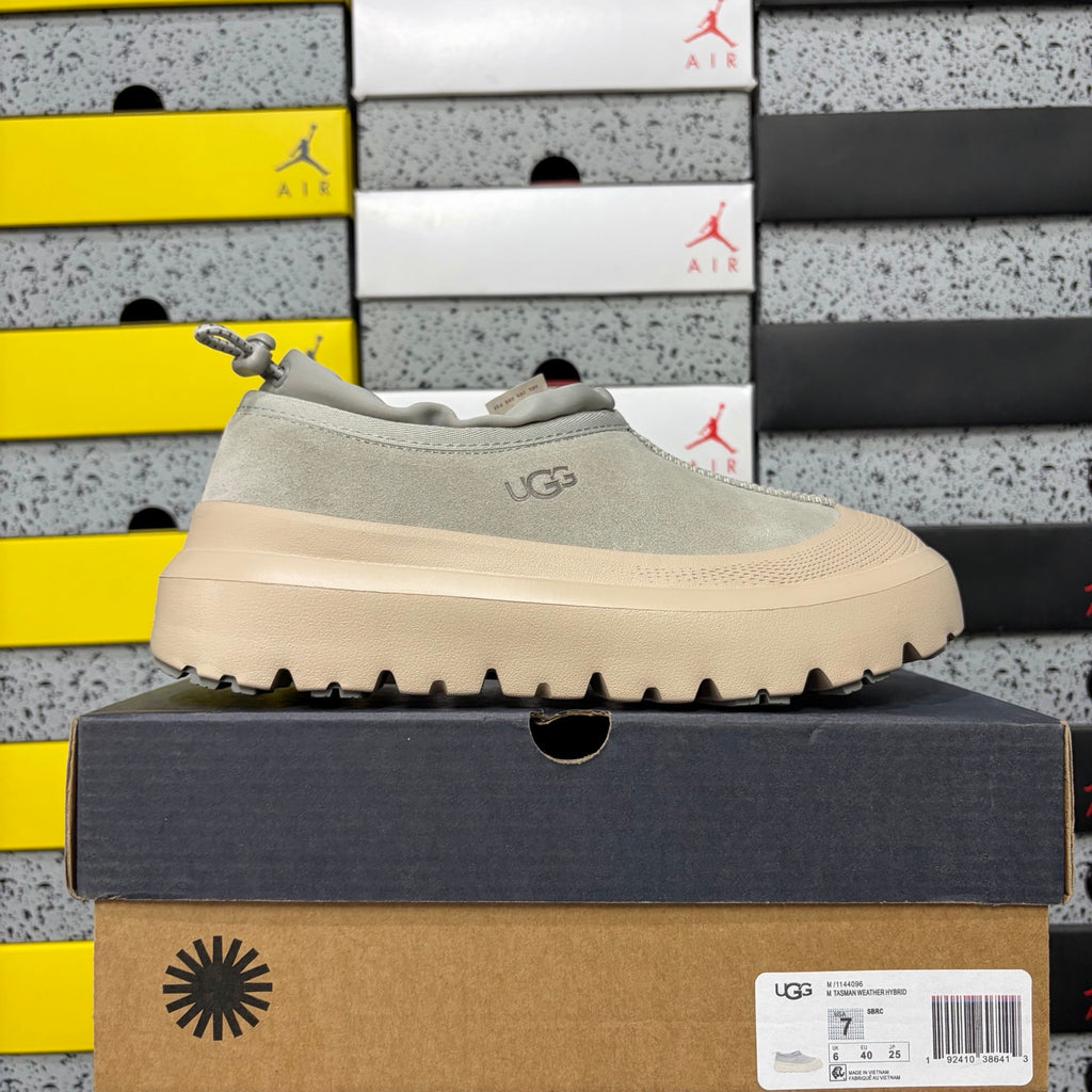 UGG Gray Slip-On Shoes with Cream Chunky Lug Sole