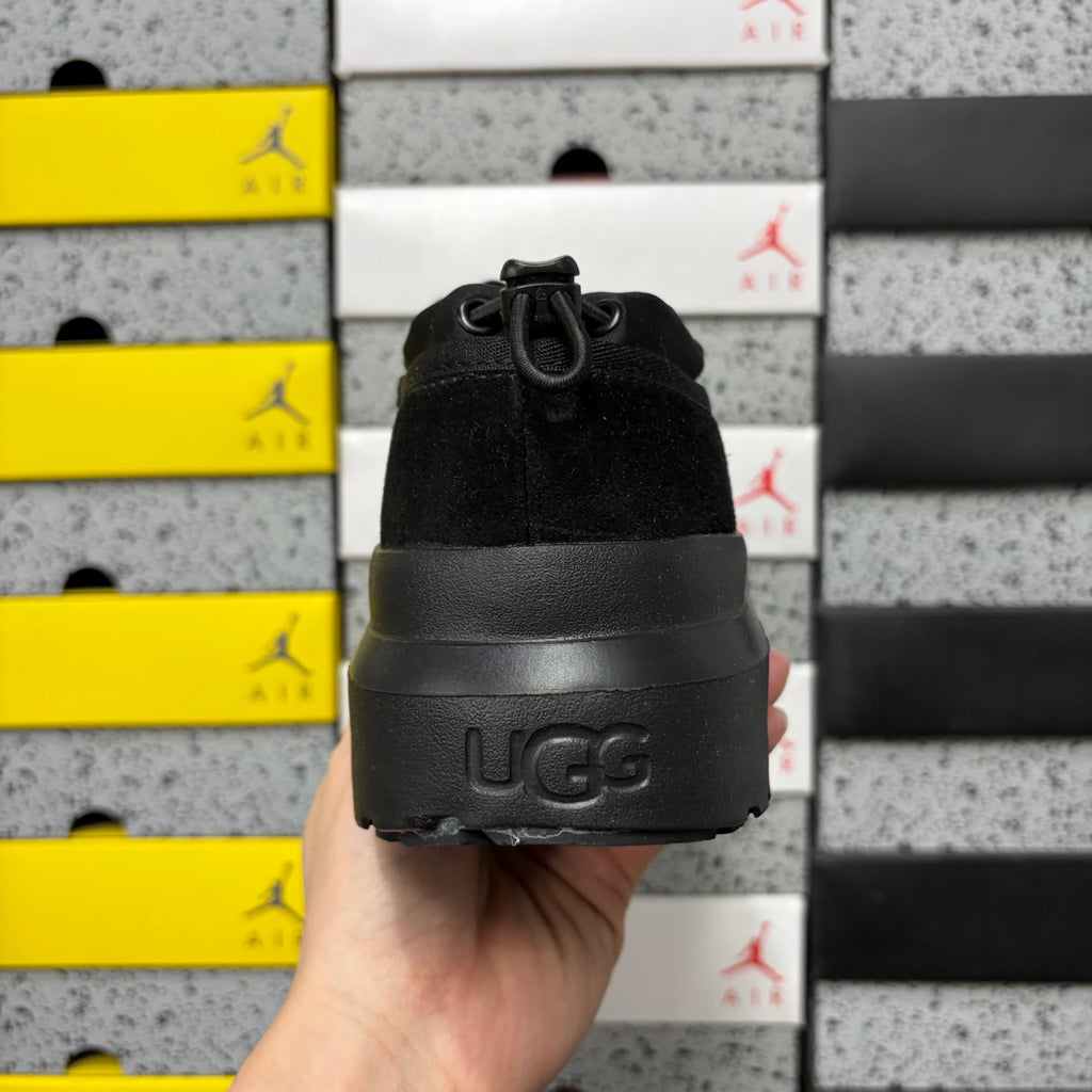 UGG Black Low-Cut Slip-On Shoes with Chunky Lug Sole