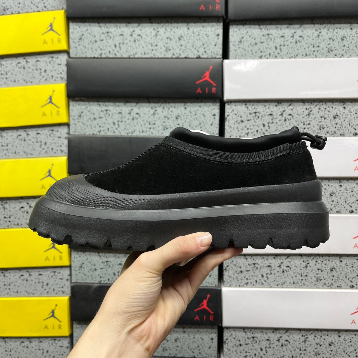 UGG Slip-On Shoes in Black with Chunky Sole