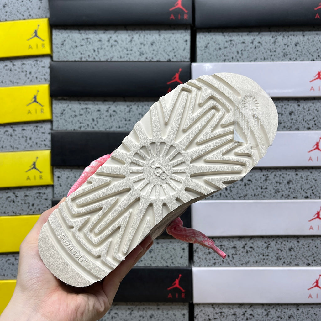 UGG Lowmel Lace-Up Shoes in White and Pink