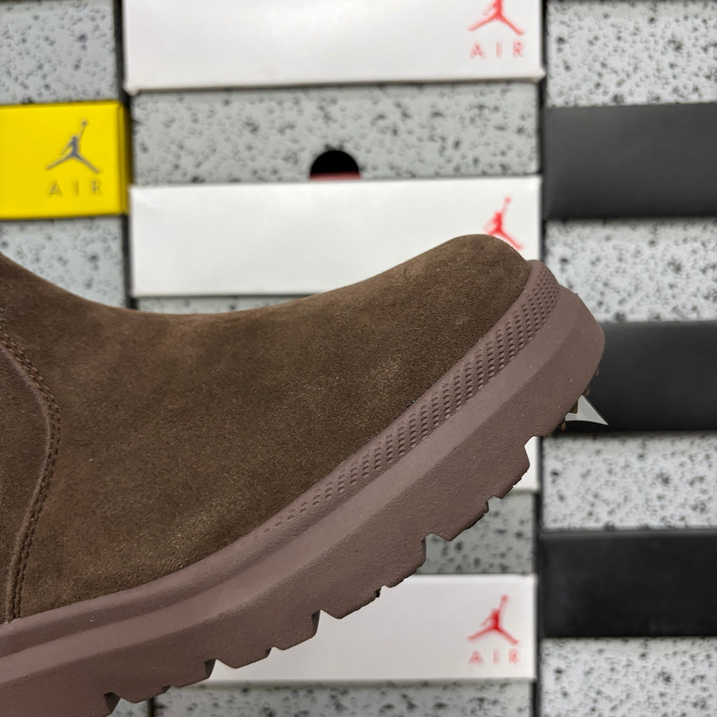 UGG Chocolate Brown Chelsea Ankle Boots with Chunky Lug Sole