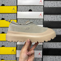 UGG Gray Slip-On Shoes with Beige Chunky Lug Sole