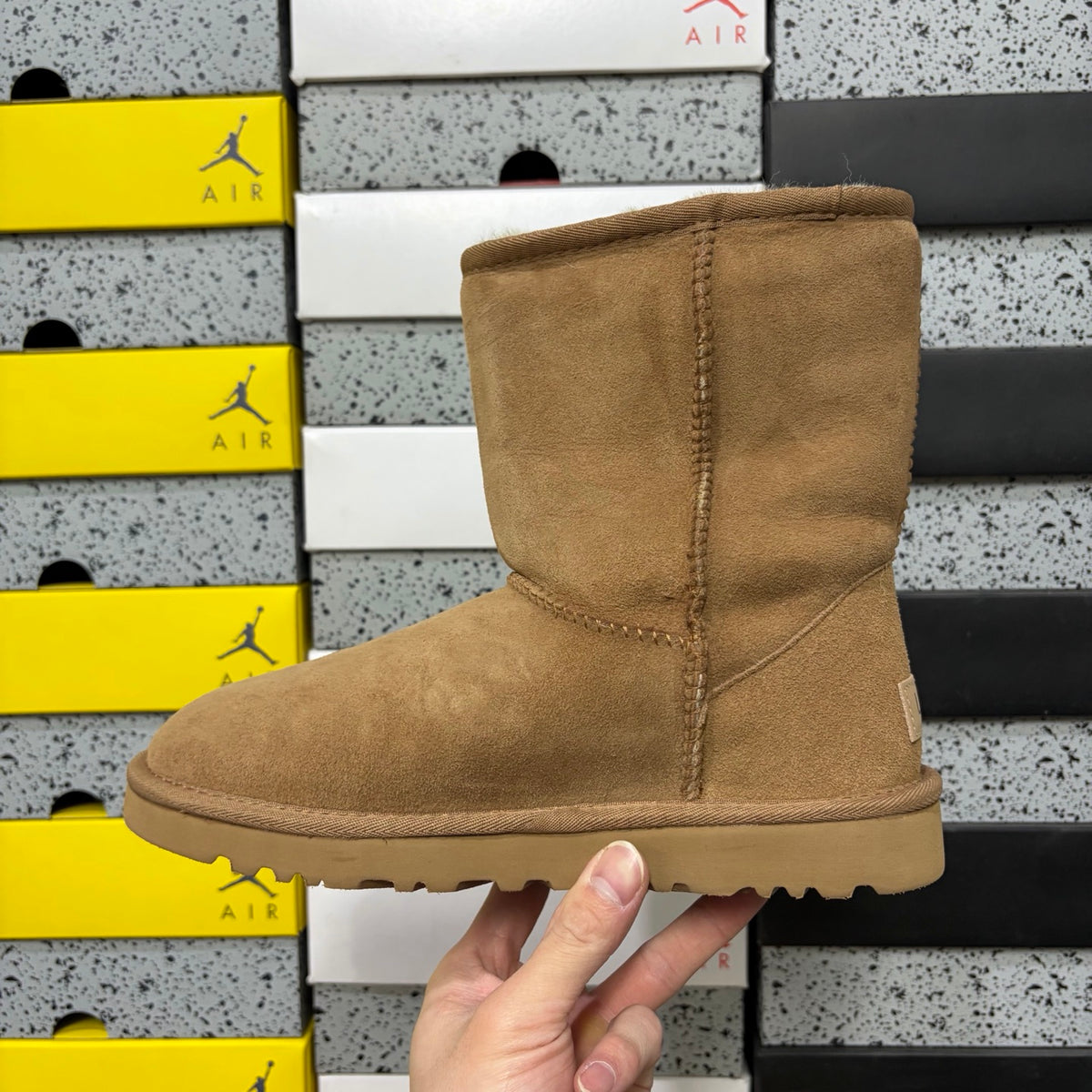 UGG Classic Mid-Calf Pull-On Boots in Chestnut