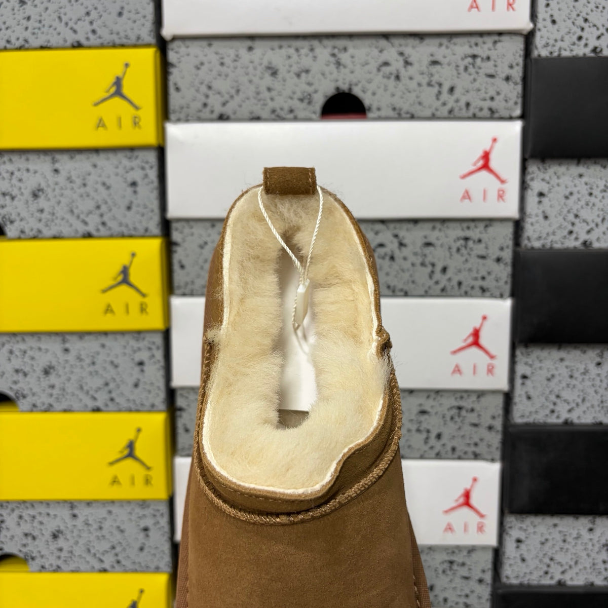 UGG Low-Cut Slip-On Shoes in Chestnut with Plush Lining