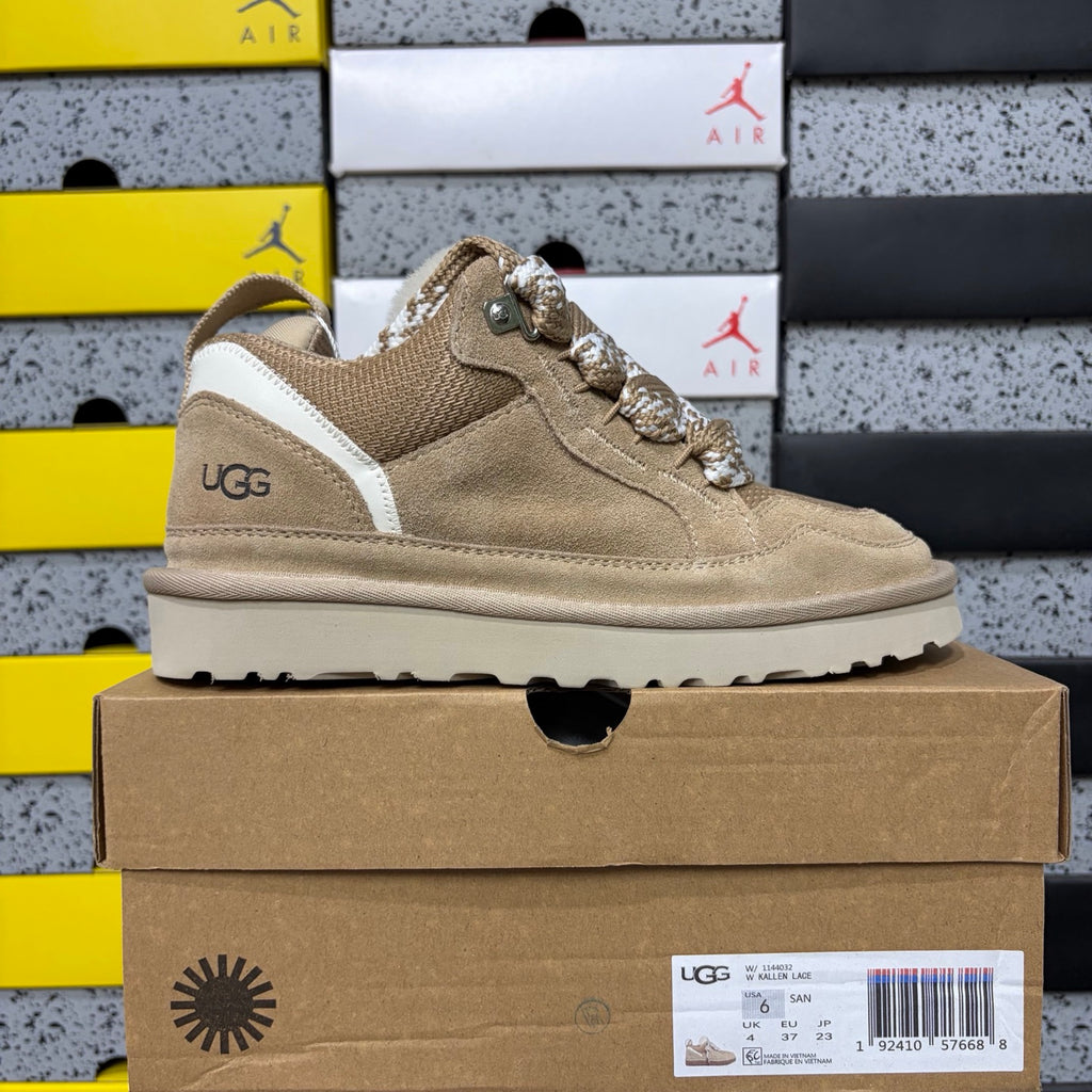 UGG Lace-Up Shoes in Sand with Chunky Sole