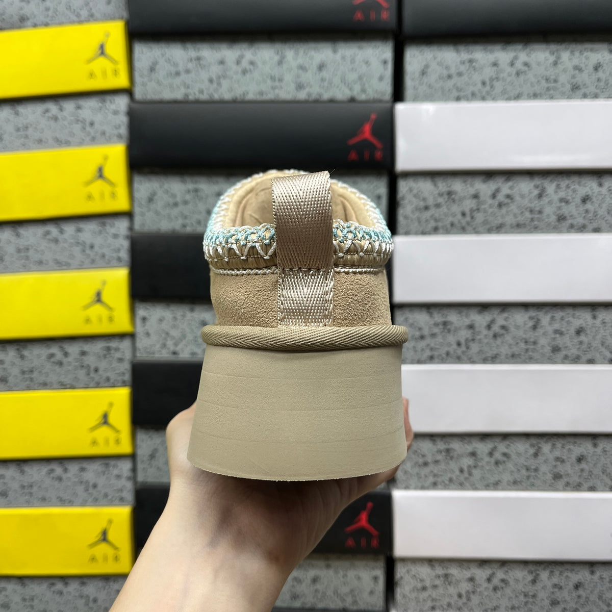 UGG Platform Slip-On Shoes in Sand | 1122553