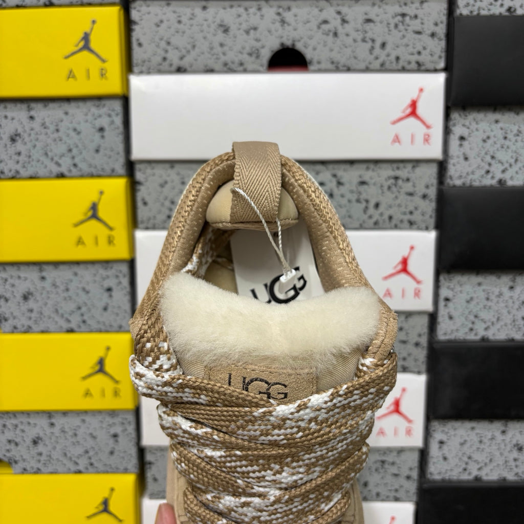 UGG Lace-Up Shoes in Sand with Chunky Sole