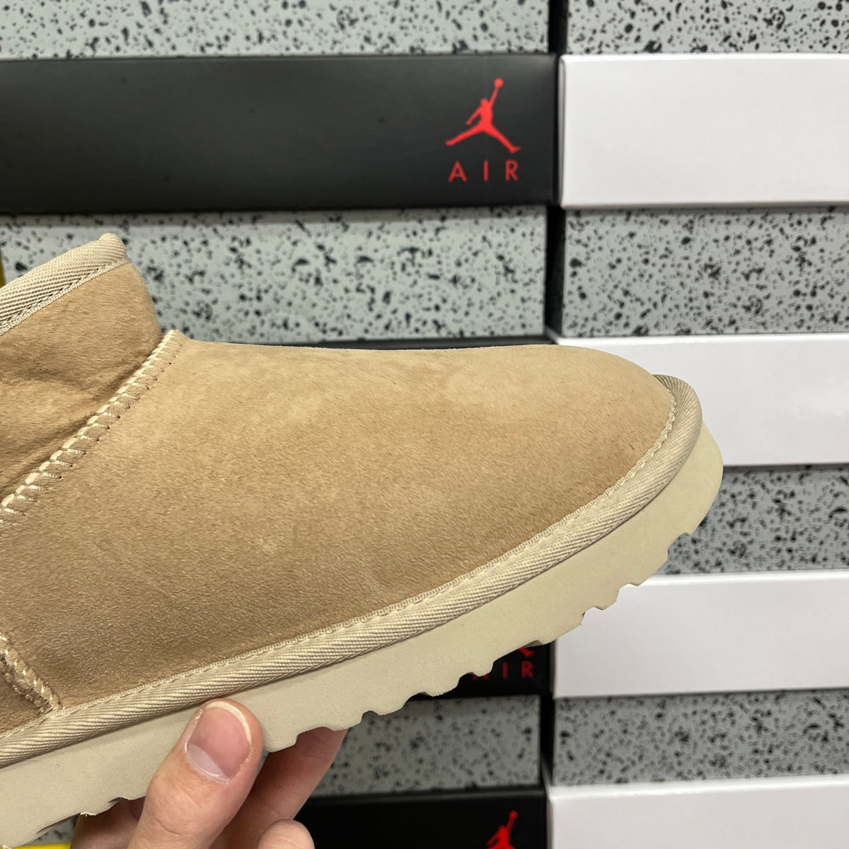UGG Sand Ultra Mini Pull-On Ankle Boots