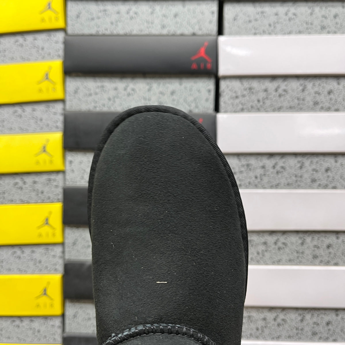 UGG Ultra Mini Pull-On Boots in Black with Plush Lining