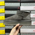 UGG Ultra Mini Platform Boots in Gray with 3 cm Sole