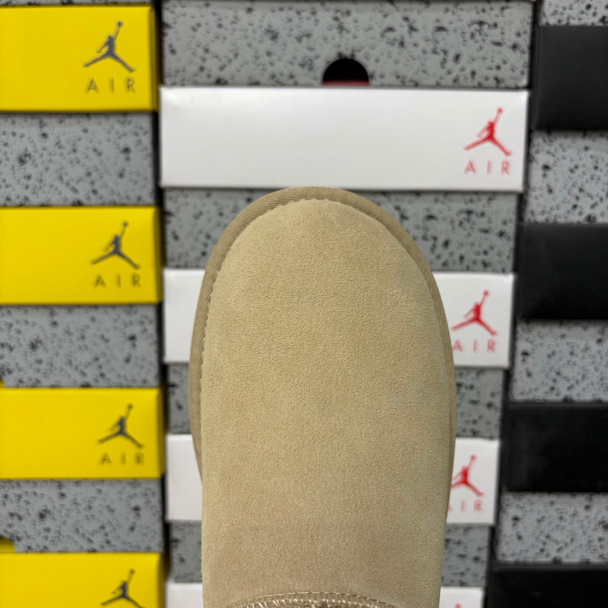 UGG Low-Cut Slip-On Shoes in Sand with Plush Lining