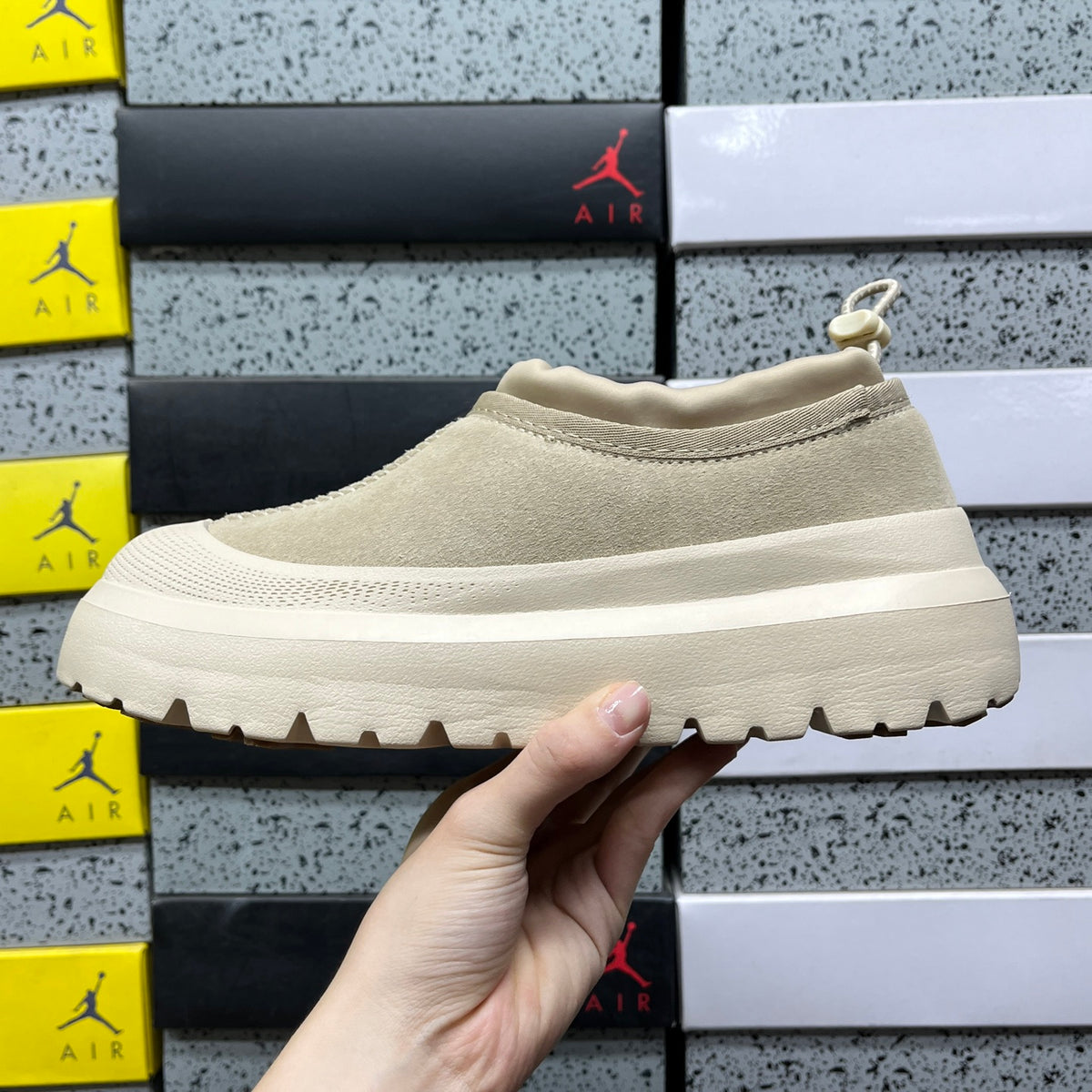 UGG Slip-On Shoes in Mustard Seed with Cream Chunky Sole