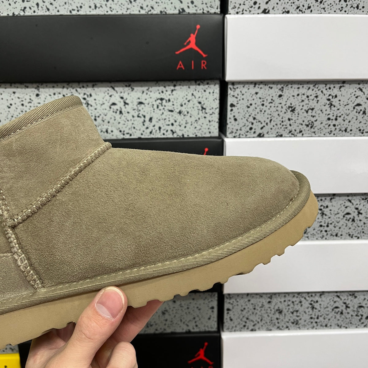UGG Brown Ultra Mini Pull-On Ankle Boots