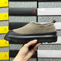 UGG Slip-On Shoes in Mist Gray with Black Chunky Sole