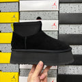 UGG Black Pull-On Platform Ankle Boots