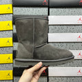 UGG Classic Short Boots in Gray with Plush Lining