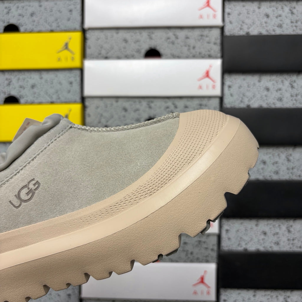 UGG Gray Slip-On Shoes with Cream Chunky Lug Sole