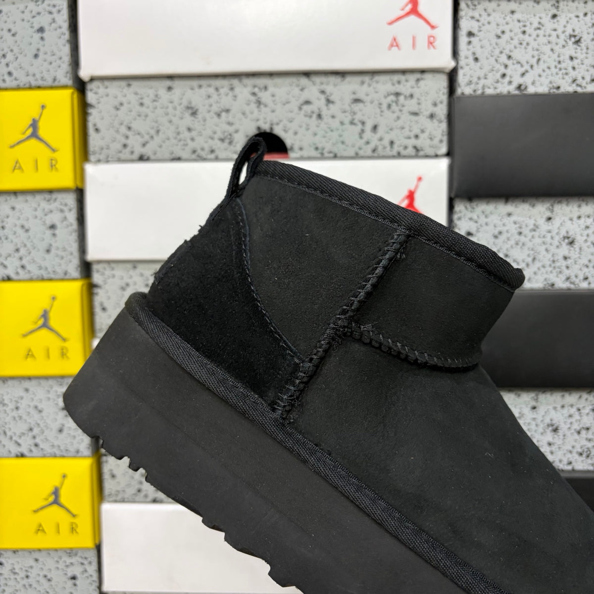 UGG Ultra Mini Platform Boots in Black