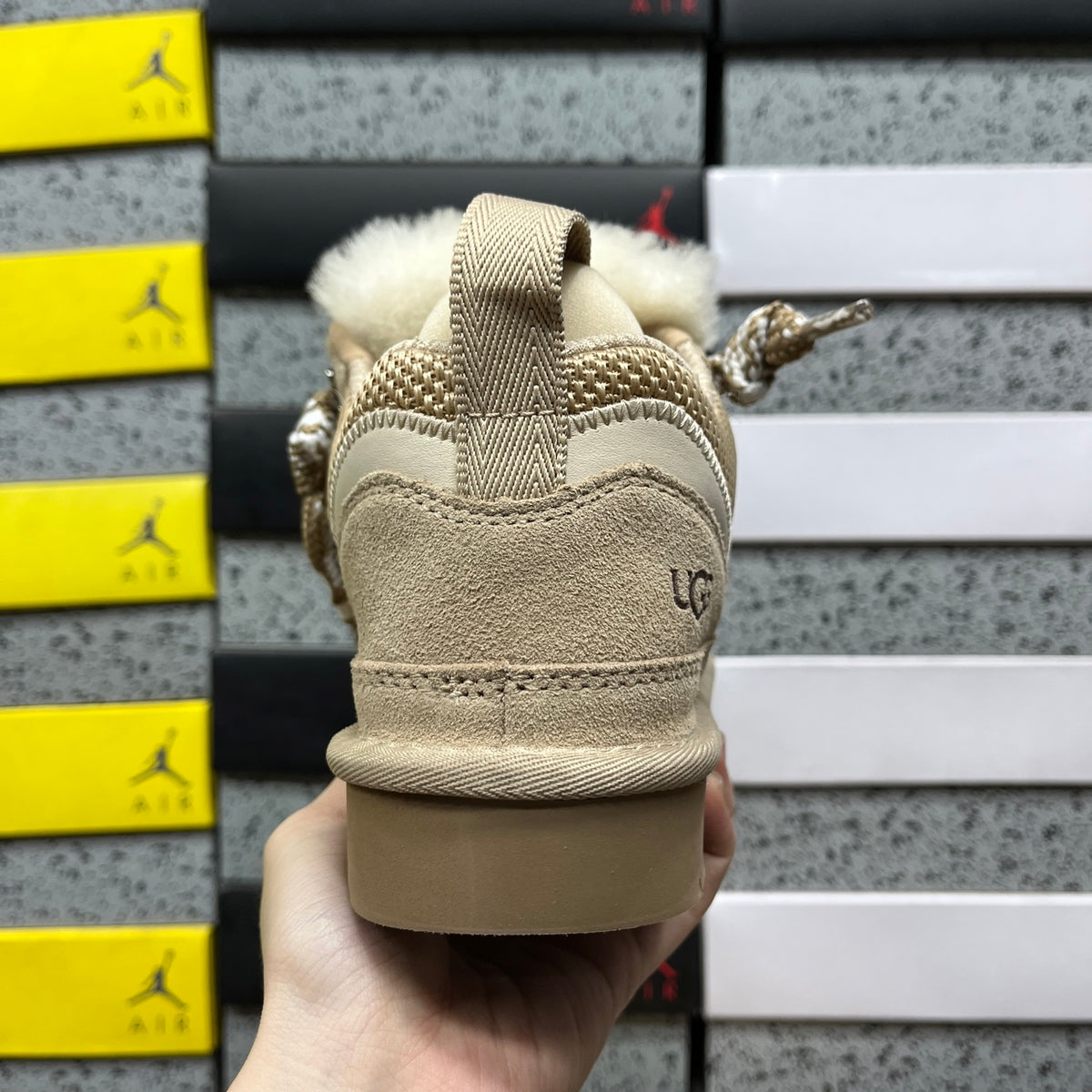 UGG Lowmel Lace-Up Shoes in Sand