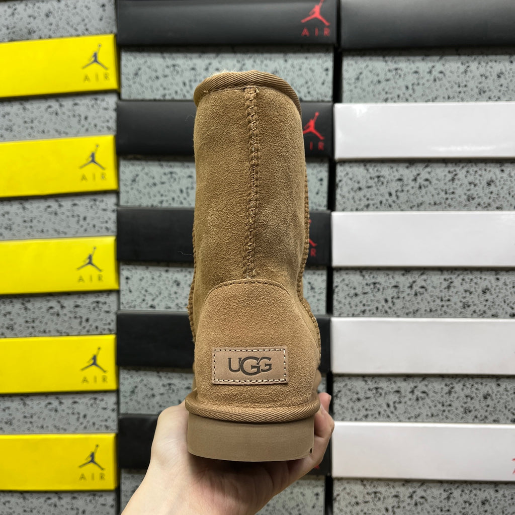UGG Classic Short Boots in Chestnut with Plush Lining