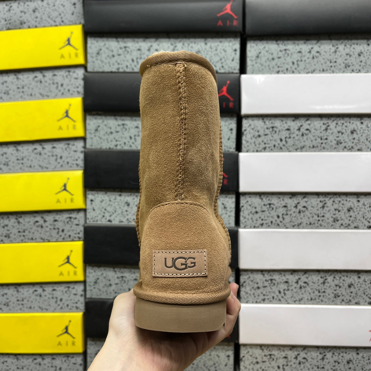 UGG Classic Short Boots in Chestnut with Plush Lining