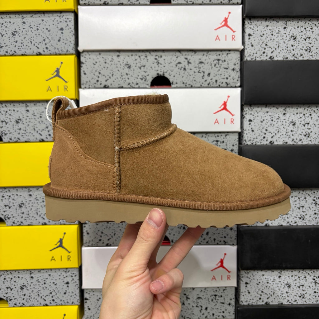 UGG Chestnut Ultra Mini Pull-On Ankle Boots
