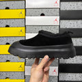 UGG Black Low-Cut Slip-On Shoes with Chunky Lug Sole