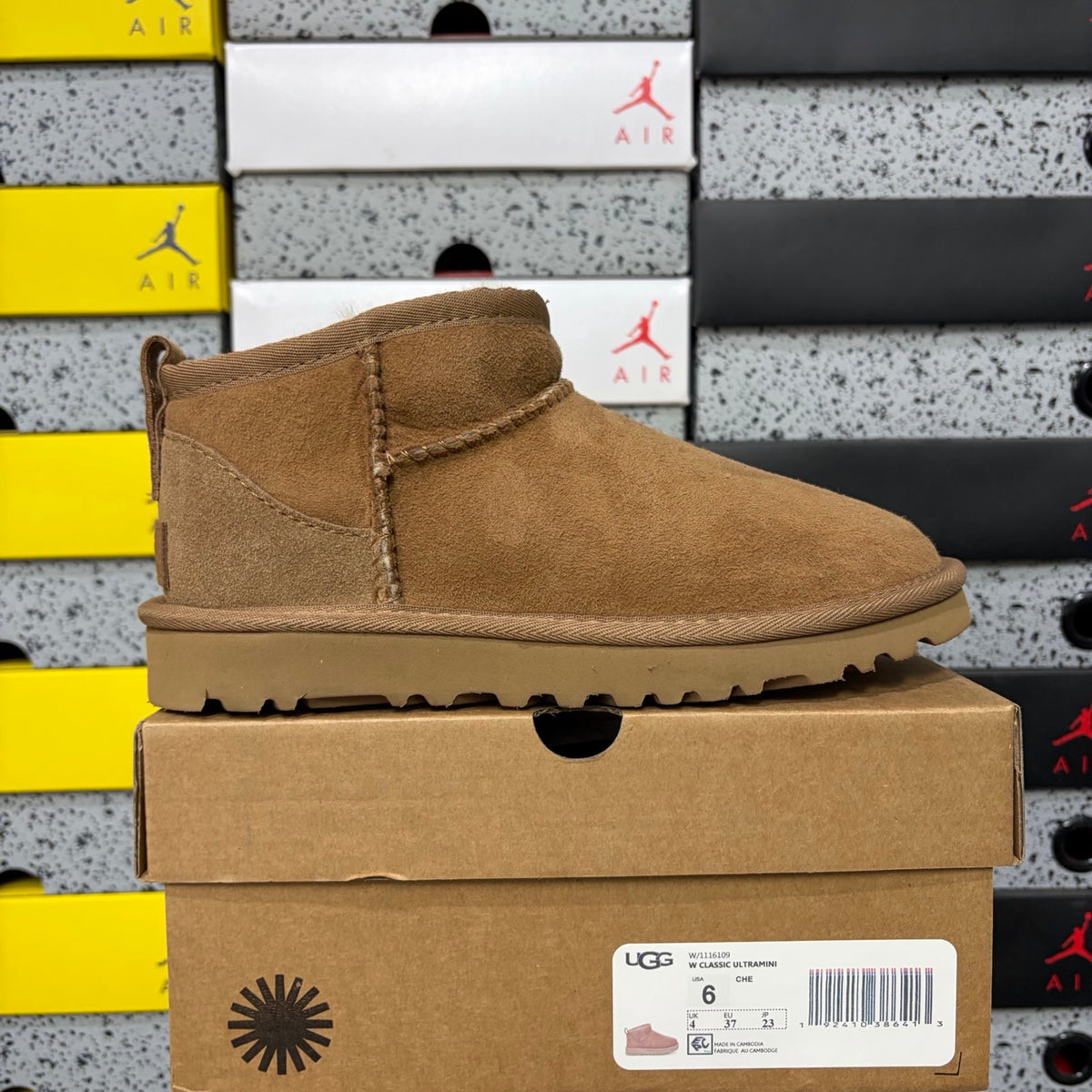 UGG Classic Mini Pull-On Boots in Chestnut with Plush Lining
