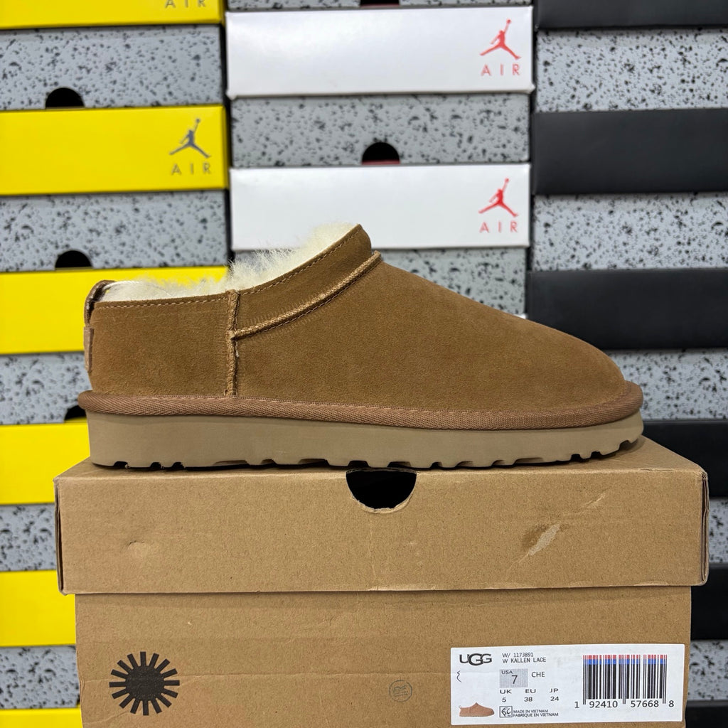 UGG Low-Cut Slip-On Shoes in Chestnut with Plush Lining
