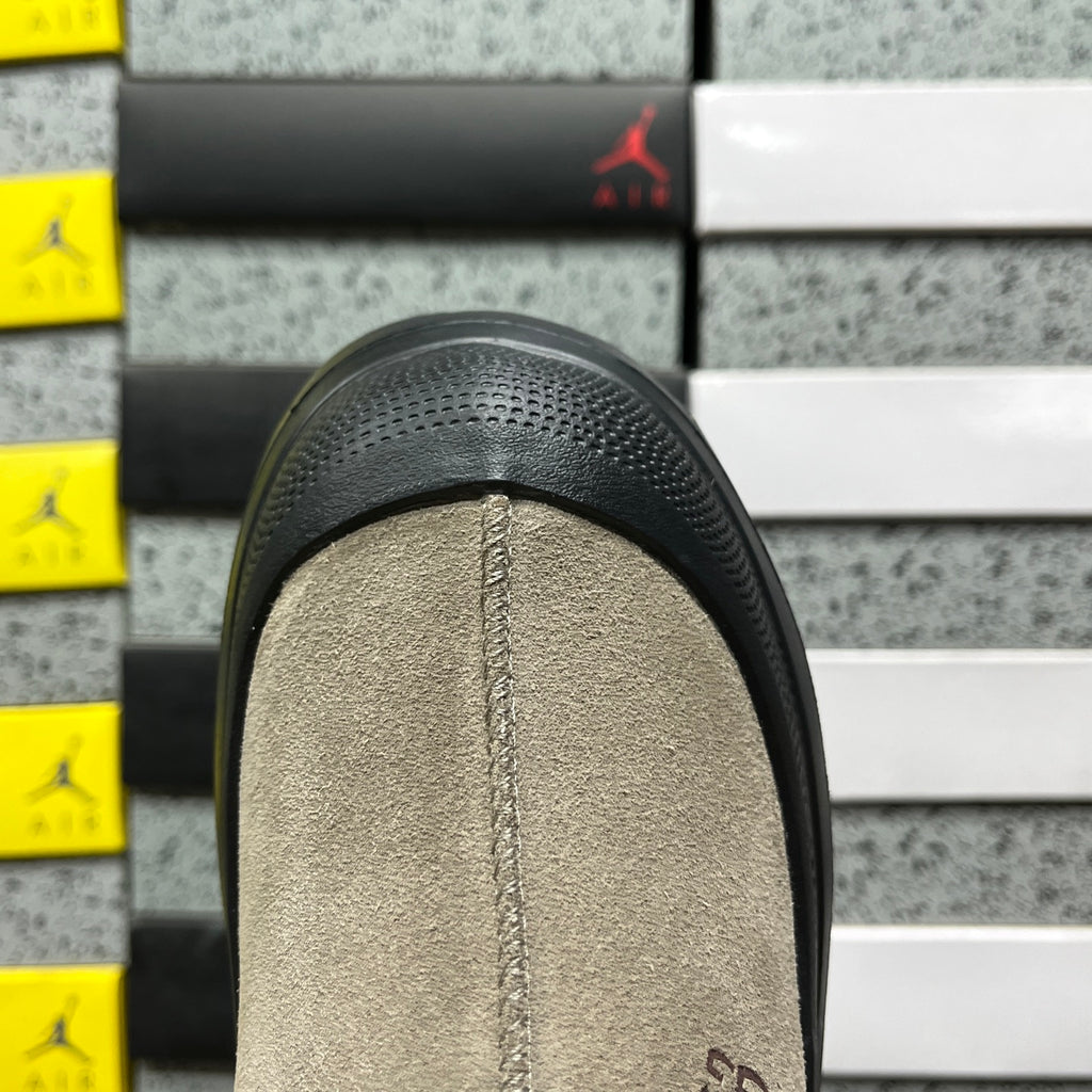 UGG Slip-On Shoes in Mist Gray with Black Chunky Sole