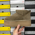 UGG Ultra Mini 5 cm Platform Boots in Antelope Brown