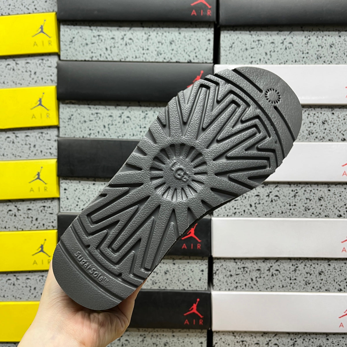 UGG Classic Short Boots in Gray with Plush Lining